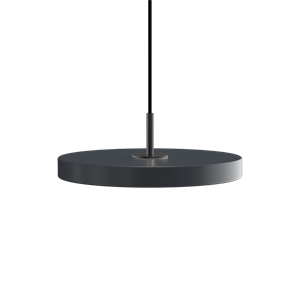 Umage - Asteria pendel m/ sort top - mini - Anthracite grey (Ø31 cm)